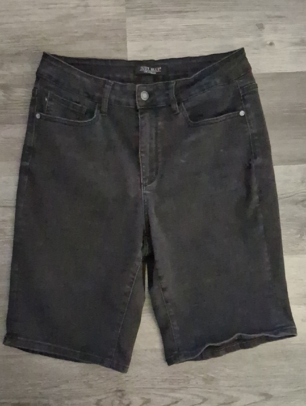 Judy Blue High Rise Black Bermuda Shorts 1X